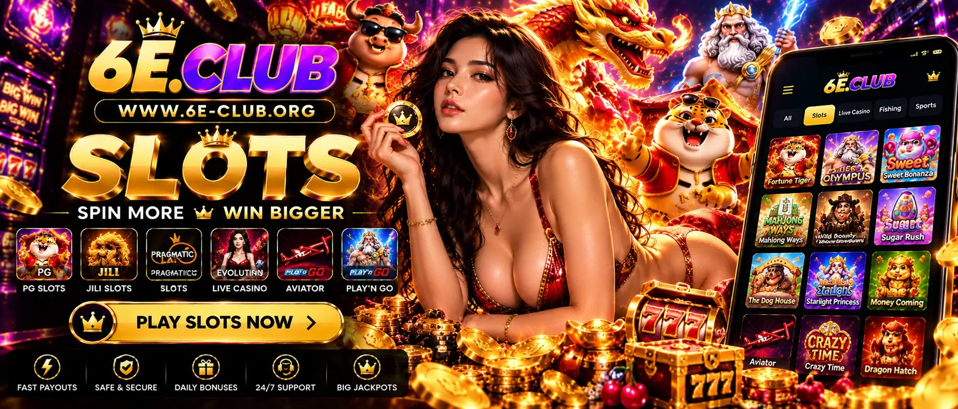 Slots Carnival on 6E Club